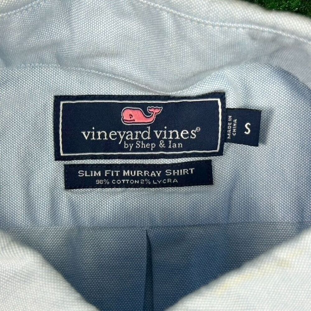 Vineyard Vines Murray Shirt Slim Fit Men Small Swordfish Embroidered Button-Down - Picture 6 of 10